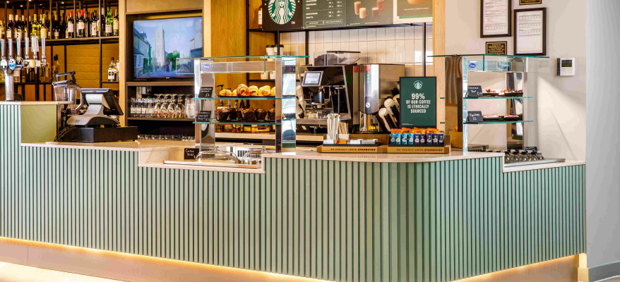 Holiday Inn Manchester Airport MAN HI Starbucks