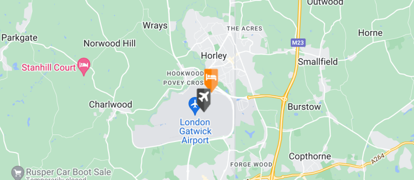 Sofitel London Gatwick Hotel, Gatwick Airport map