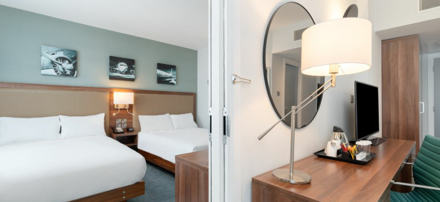 Hilton Garden Inn Heathrow Airport Family Room 1