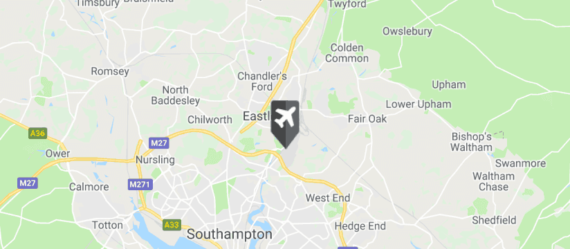 Southampton Airport map