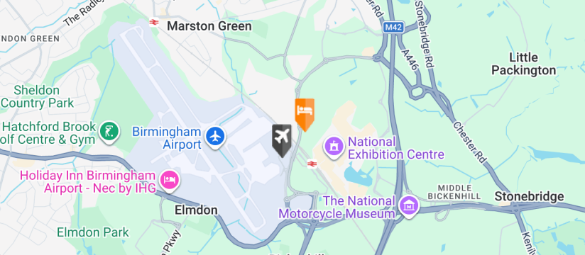 AC by Marriott NEC & Airport, Birmingham Airport map