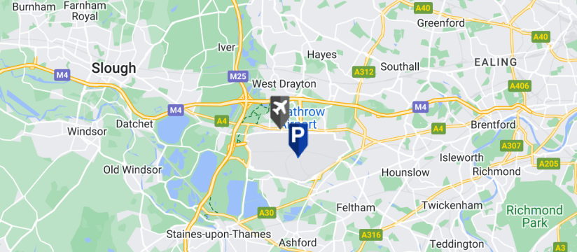APH Meet & Greet T4, Heathrow Airport map