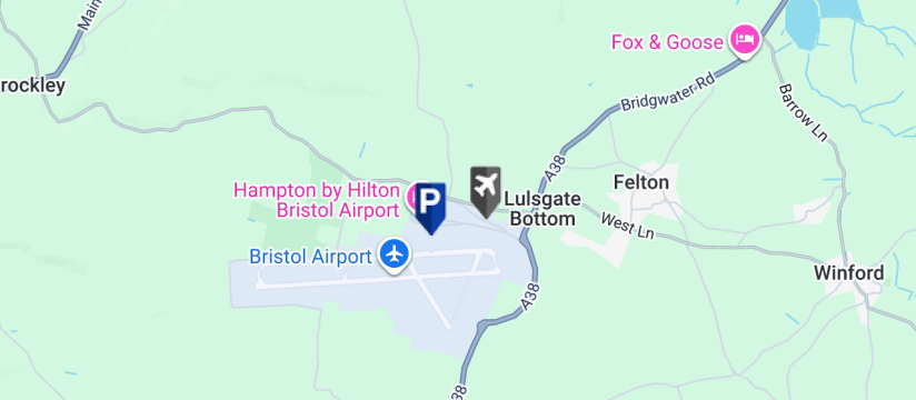 Bristol Airport Premium Meet & Greet , Bristol Airport map