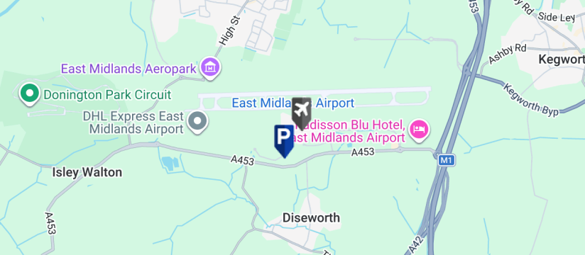 East Midlands Airport Mid Stay 3, East Midlands Airport map