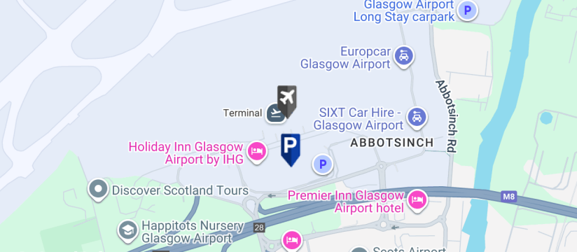 Glasgow Terminal Multi-Storey, Glasgow International Airport map