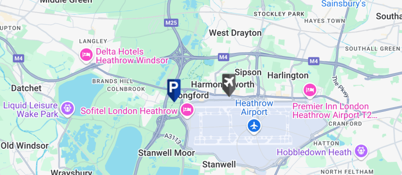 Maple Express Park & Ride T5 , Heathrow Airport map