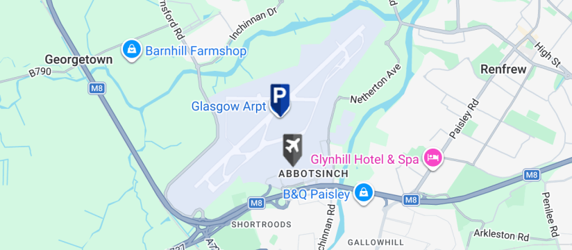 Scot Park Meet & Greet, Glasgow International Airport map