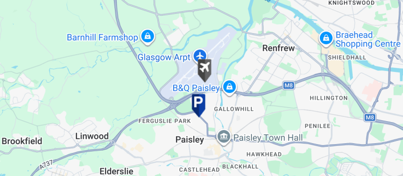 Scot Park Park & Ride, Glasgow International Airport map